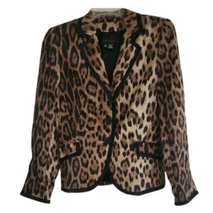 ZARA leopard blazer